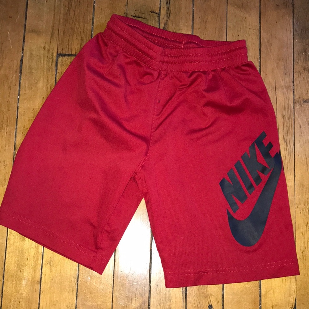 Nike Red Shorts with Black‎ Nike SB Tag
